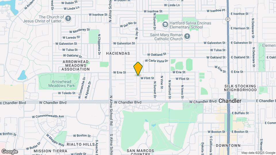 324 N Evergreen St Mapa y Detalles de la Ubicación