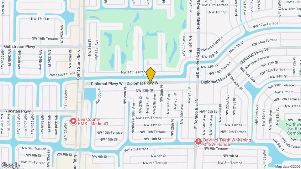 2708 Diplomat Pkwy W Map and Location Details