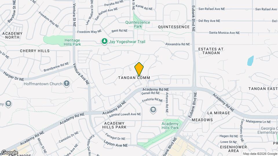 9735 Village Green Dr NE Map and Location Details