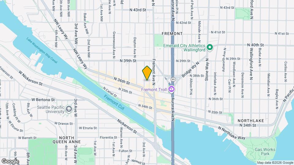 3618 Evanston Ave Map and Location Details