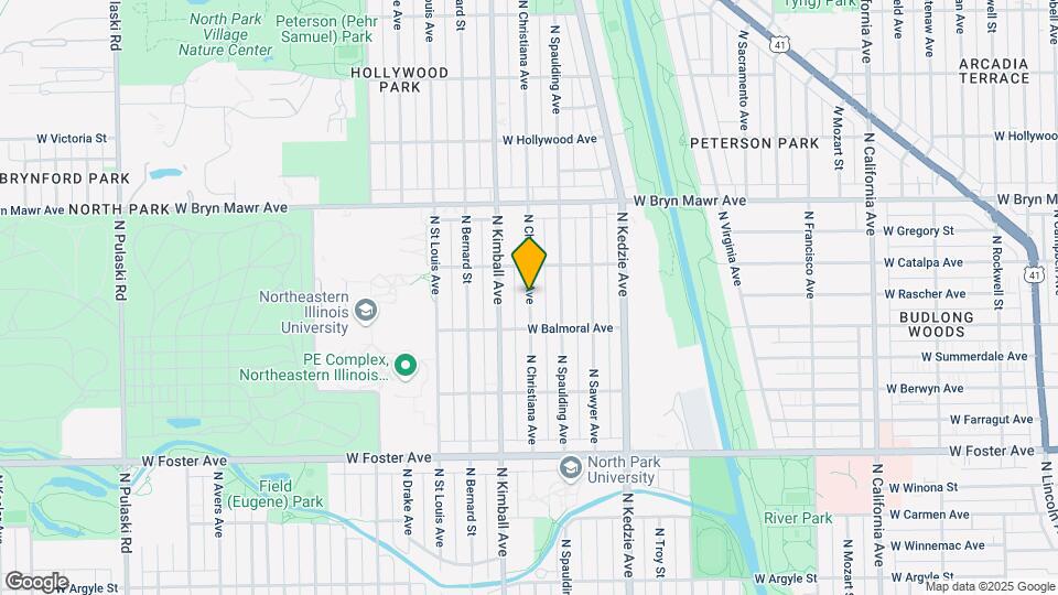 5458 N Christiana Ave Mapa y Detalles de la Ubicación