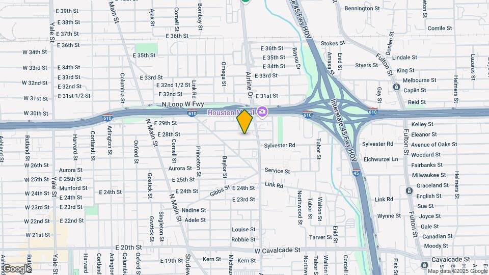1205 E 27th St Map and Location Details