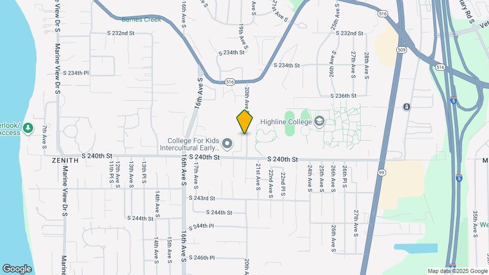 23831 20th Ave S Mapa y Detalles de la Ubicación