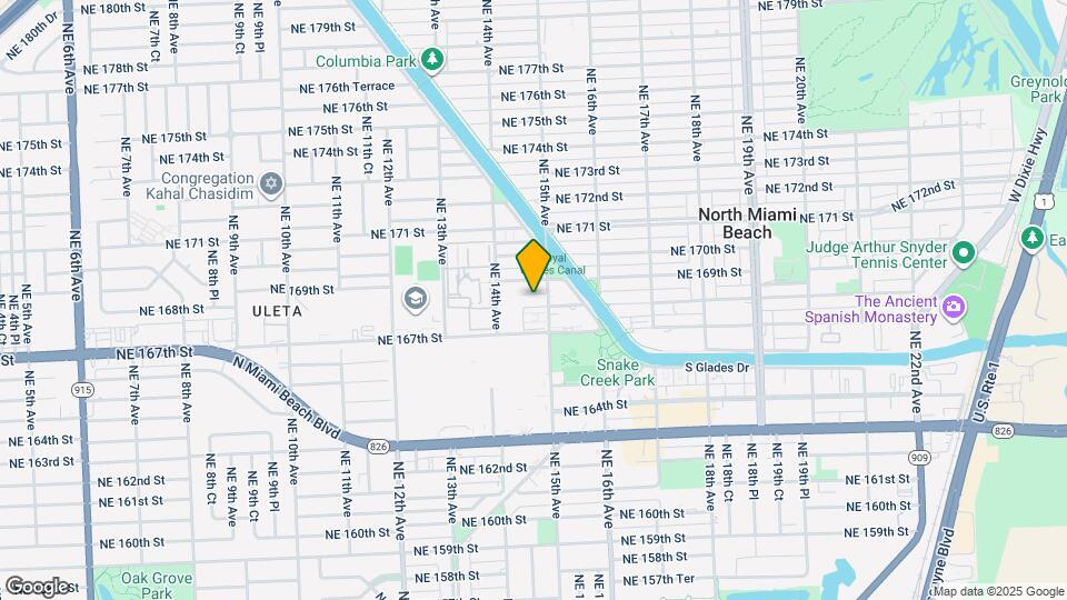16800 NE 15th Ave Map and Location Details