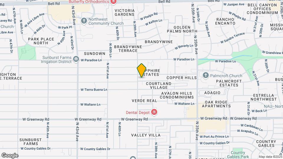 3830 W Marconi Ave Map and Location Details