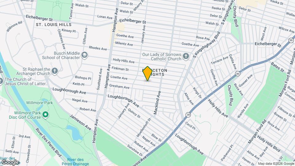 5448 Lisette Ave Mapa y Detalles de la Ubicación