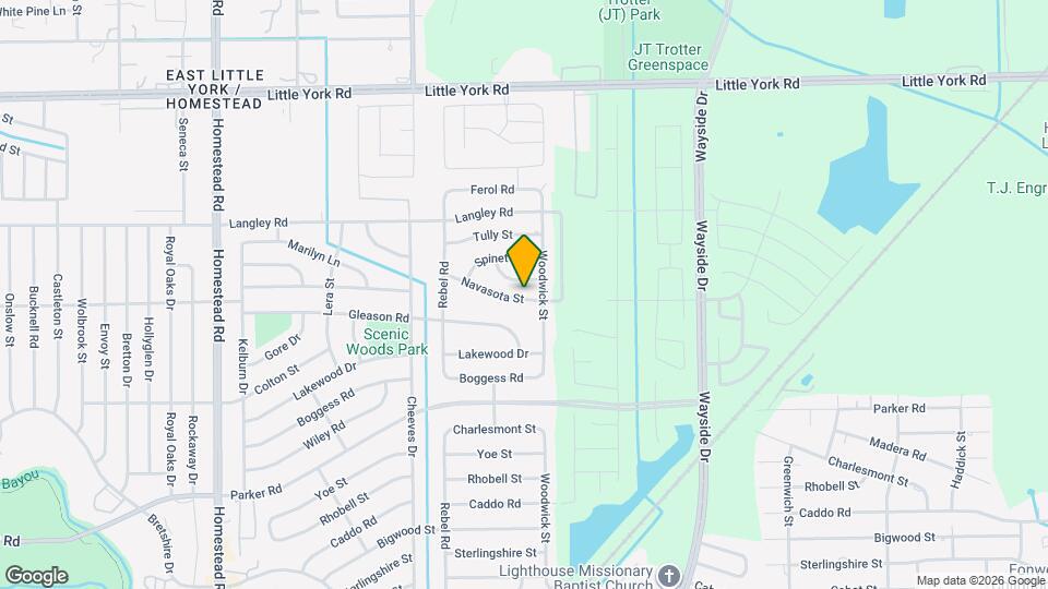 7721 Navasota St Map and Location Details