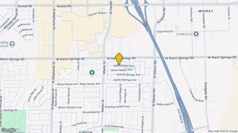 1123 Bobby Basin Ave Map and Location Details