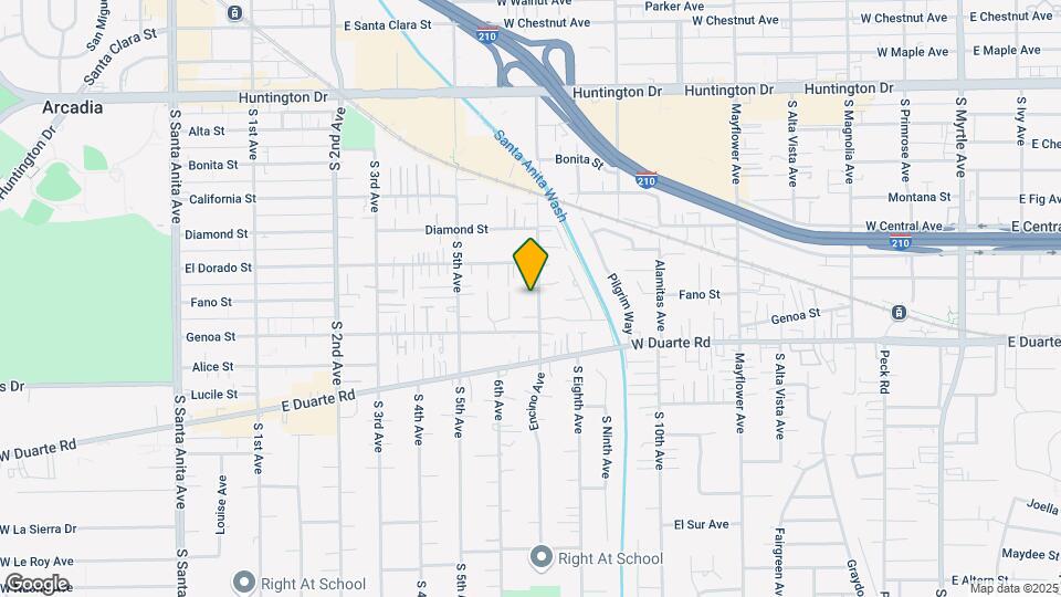 1711 Encino Ave Map and Location Details