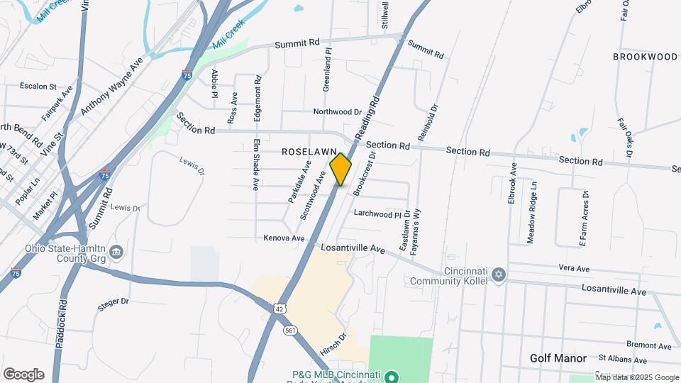 7304 Reading Rd Mapa y Detalles de la Ubicación
