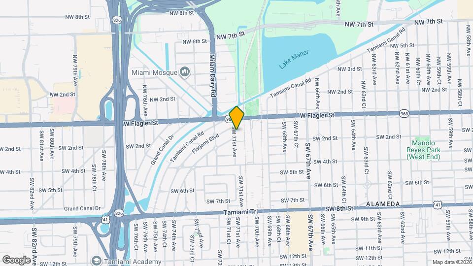 121 SW 71st Ave Map and Location Details