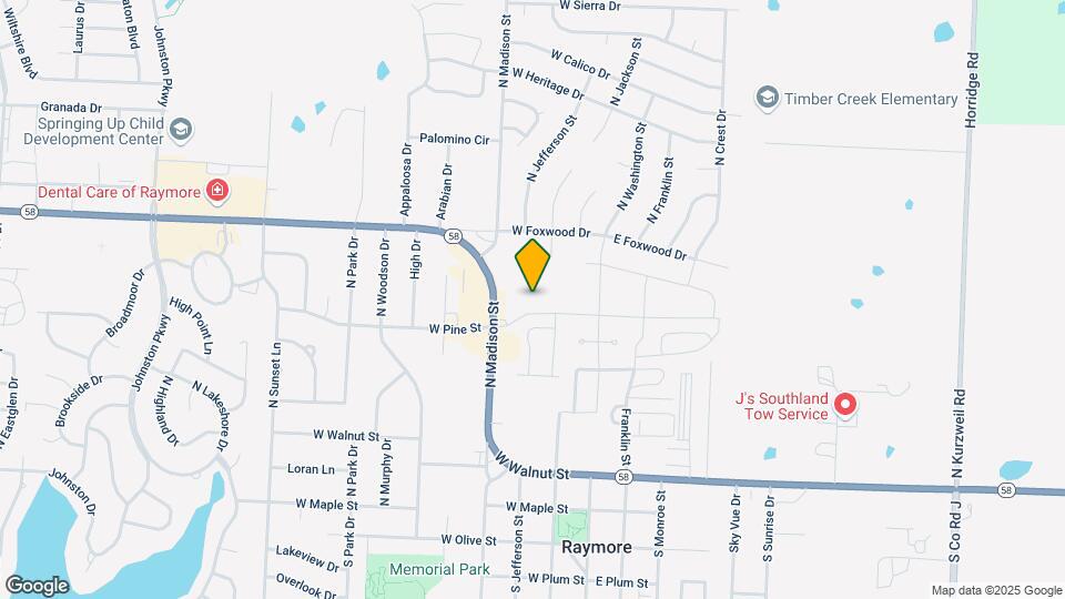 246 Persimmon Rd Map and Location Details