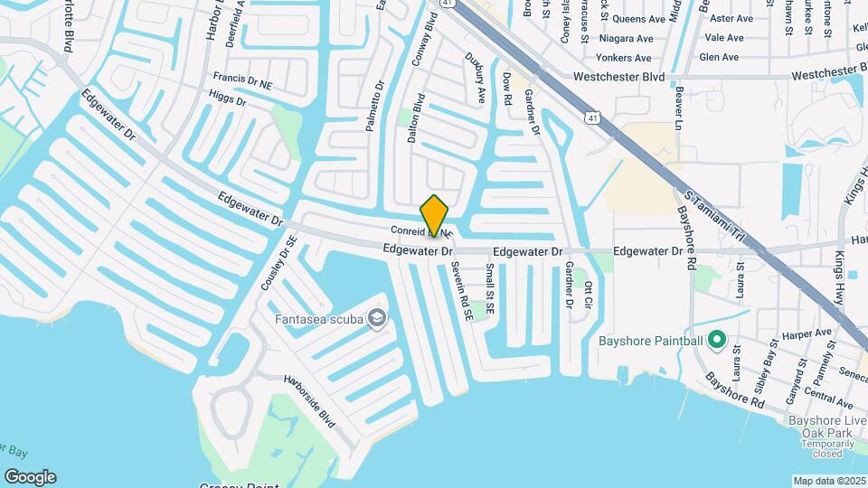 21660 Edgewater Dr Map and Location Details