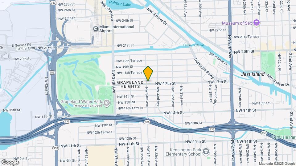 1701 NW 34th Ave Map and Location Details