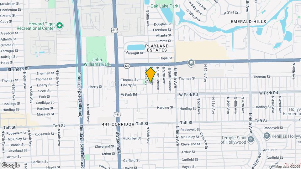 2210 N 57th Way Map and Location Details