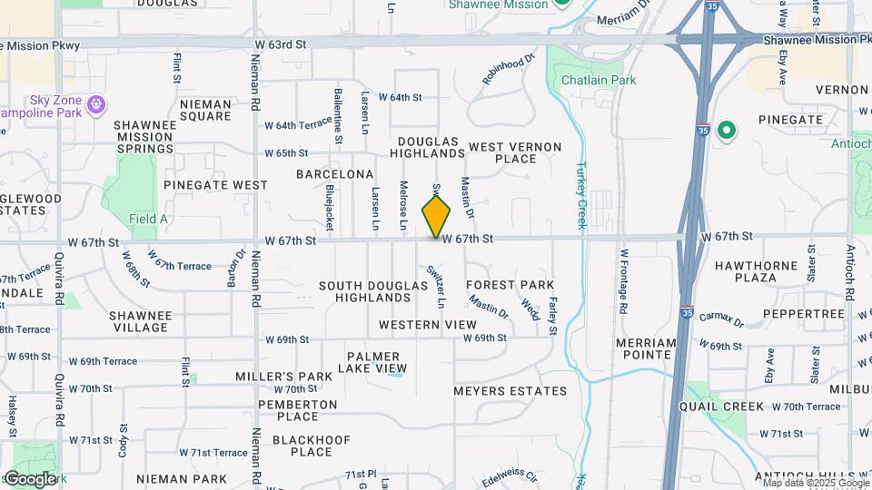 10315 W 67th St Map and Location Details