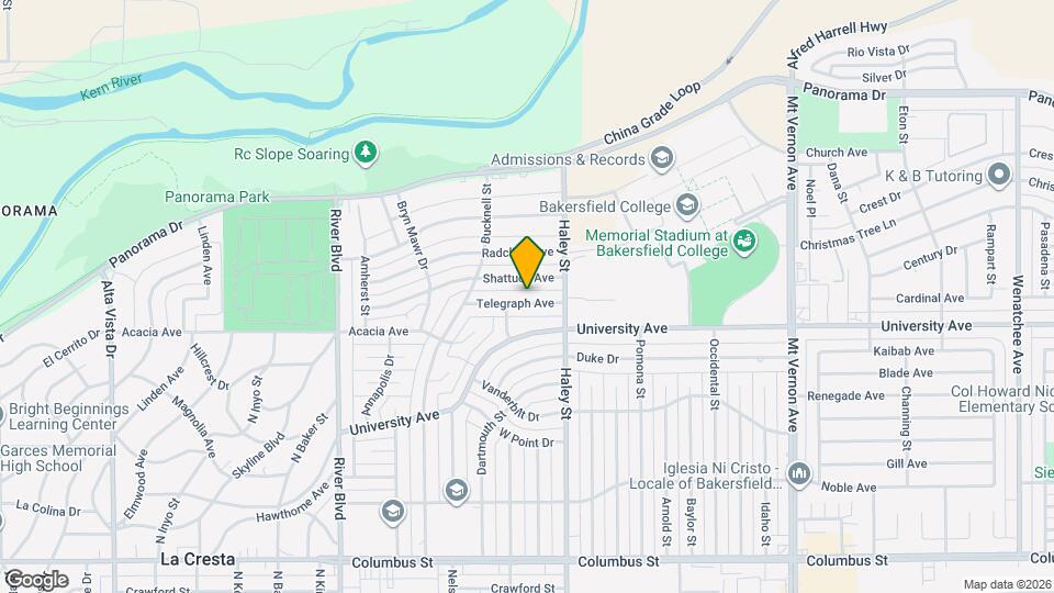 1312 Telegraph Ave Map and Location Details