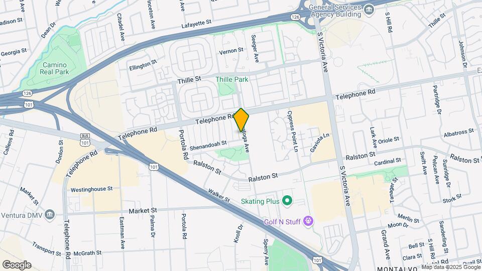 1247 Saratoga Ave Map and Location Details