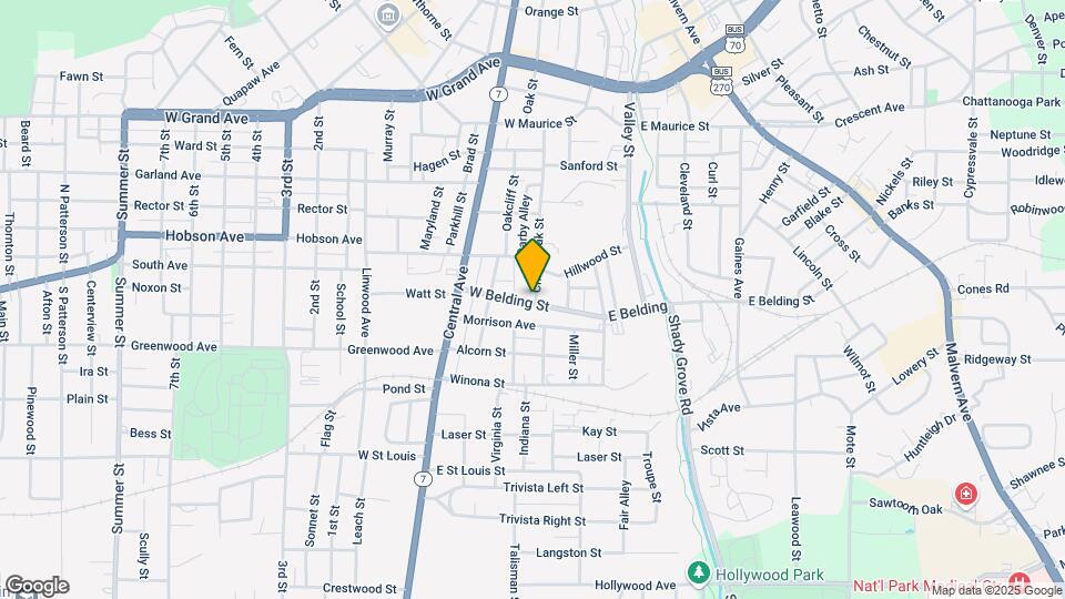 400 W Belding St Mapa y Detalles de la Ubicación
