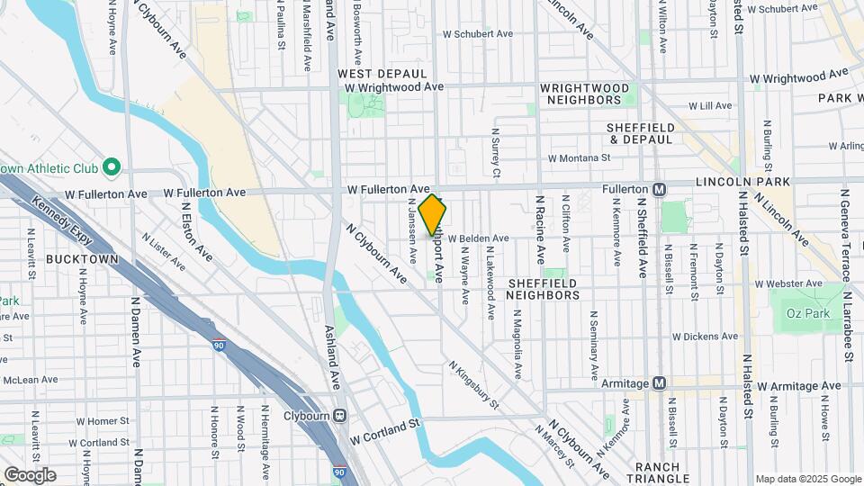 2258 N Southport Ave, Unit 2 Map and Location Details