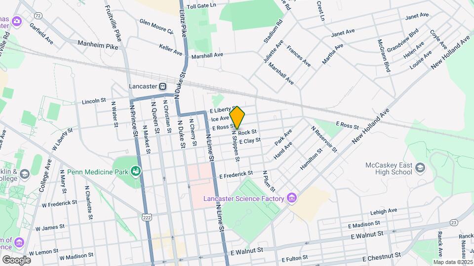 815 N Shippen St Map and Location Details