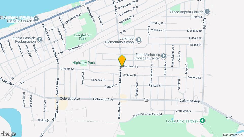 1401 Missouri Ave Mapa y Detalles de la Ubicación