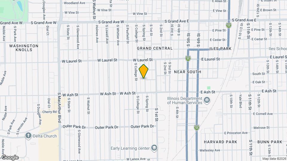1901 S Spring St Map and Location Details