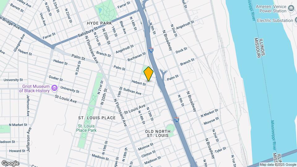 1221 Hebert St Map and Location Details