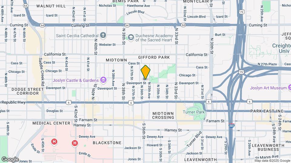 3570 Davenport St Mapa y Detalles de la Ubicación