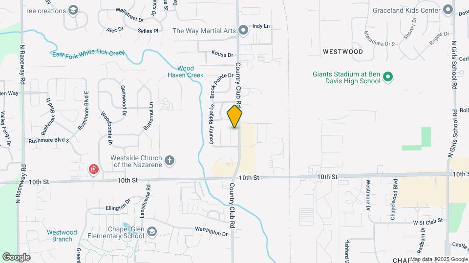 1235 Country Creek Ct Map and Location Details