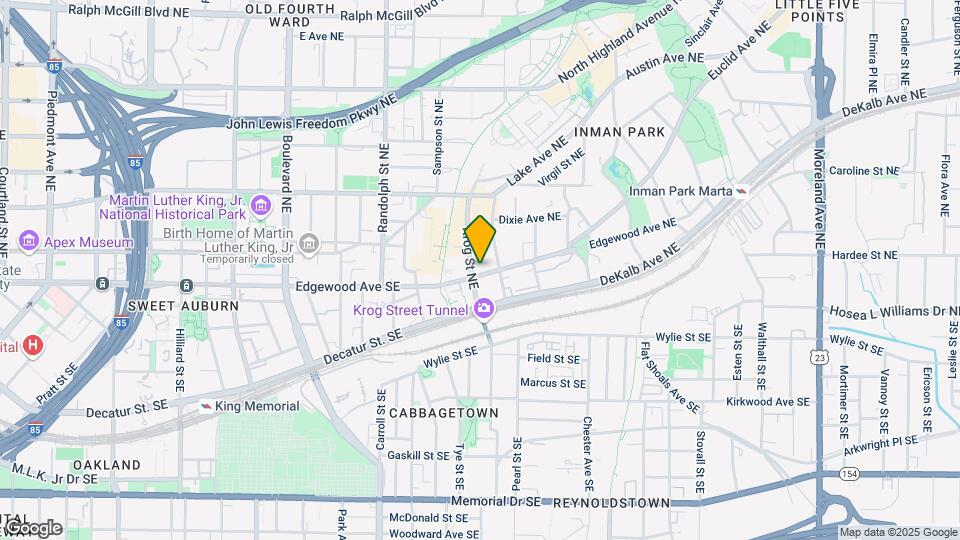 726 Edgewood Ave NE Map and Location Details