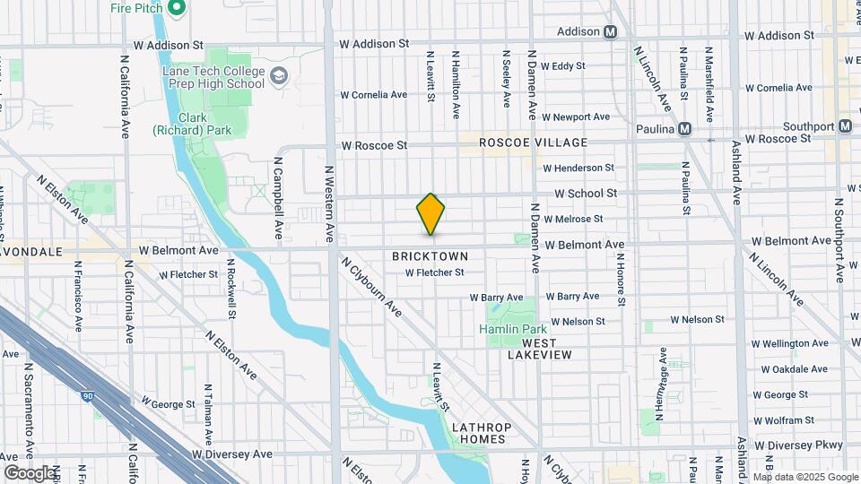 2202 W Belmont Ave Map and Location Details