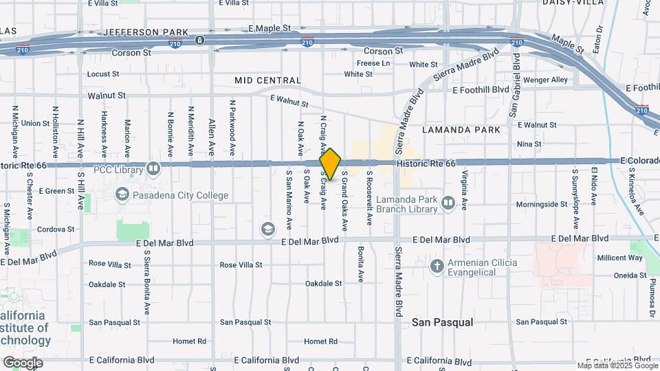 62 S Craig Ave Mapa y Detalles de la Ubicación