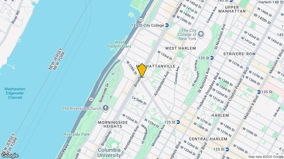 567 W 125th St Map and Location Details