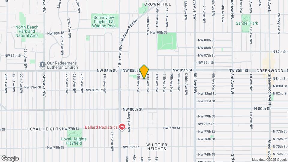 8333 13th Ave NW Map and Location Details