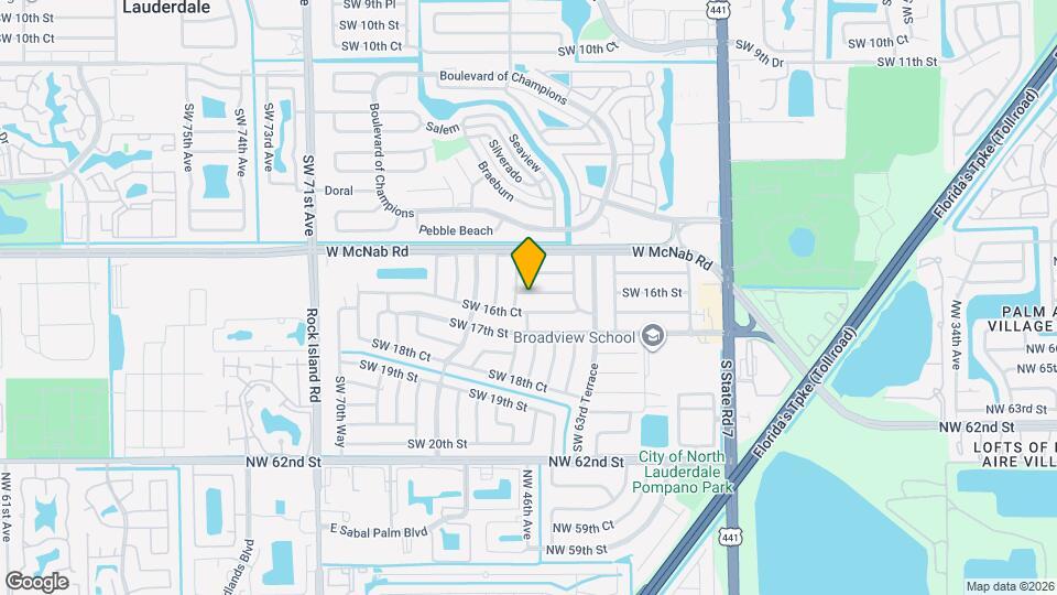 6500 SW 16th St Mapa y Detalles de la Ubicación