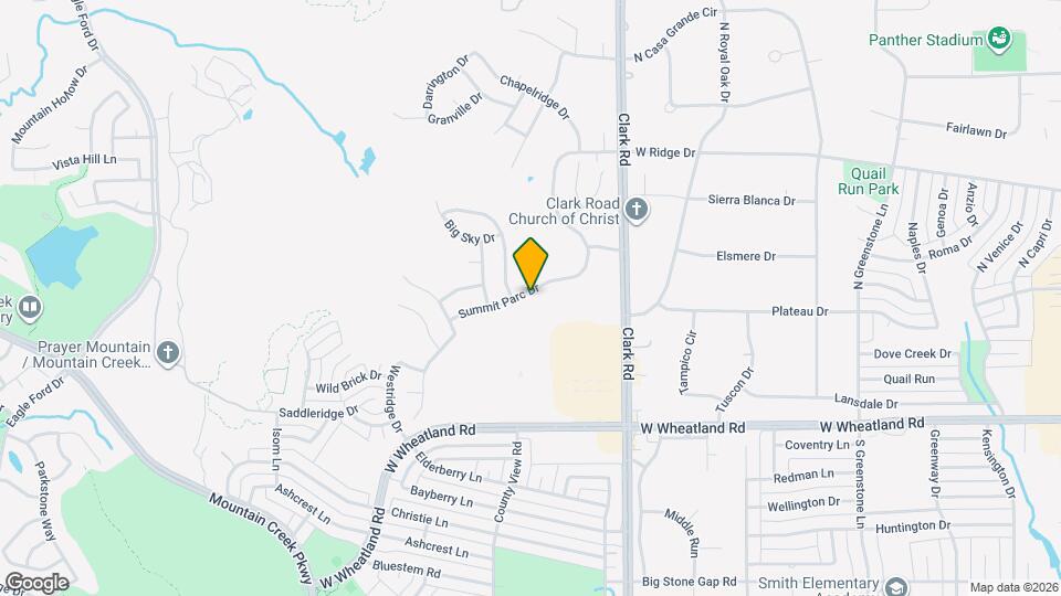 7258 Summit Parc Dr Mapa y Detalles de la Ubicación