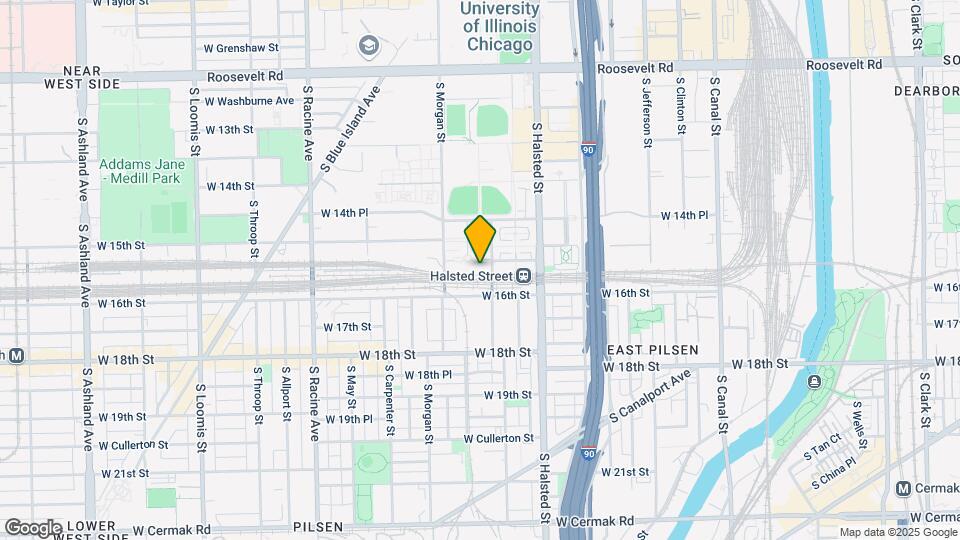 1525 S Sangamon St Map and Location Details
