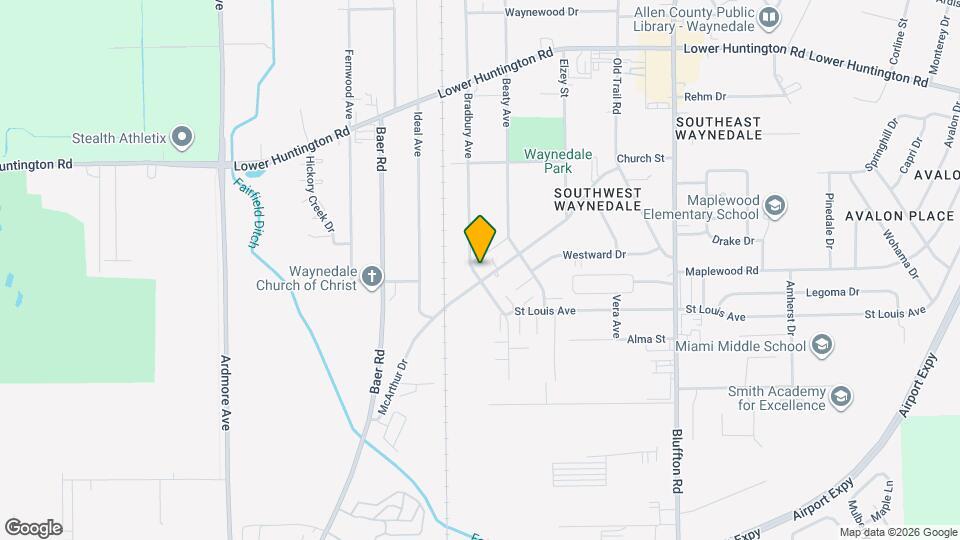 3018 McArthur Dr Map and Location Details