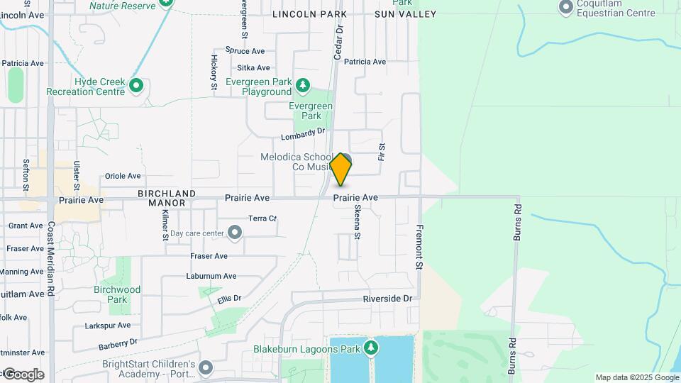 865 Prairie Ave Map and Location Details
