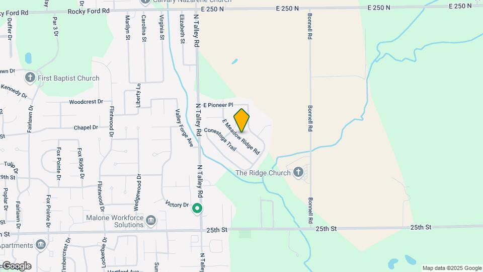 6103 E Meadow Ridge Rd Map and Location Details