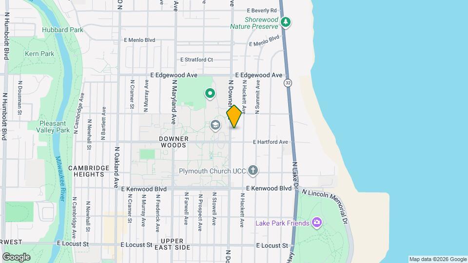 3324 N Downer Ave, Unit 3324 Downer Map and Location Details