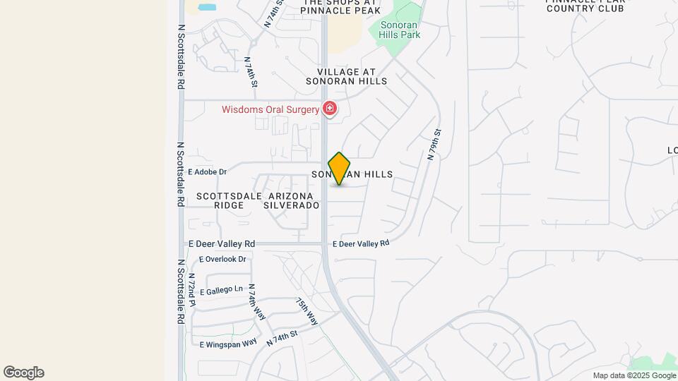 7625 E Sands Dr Map and Location Details