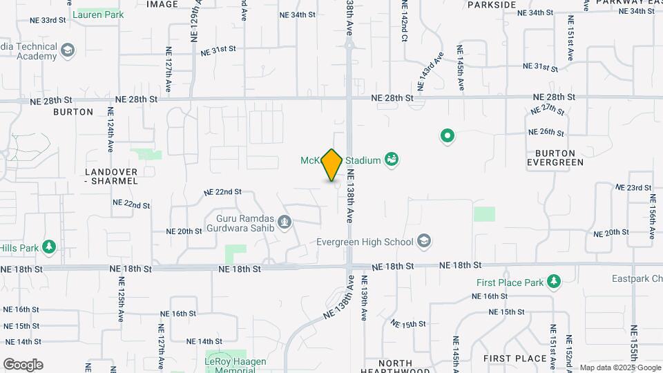2214 NE 137th Ct Map and Location Details