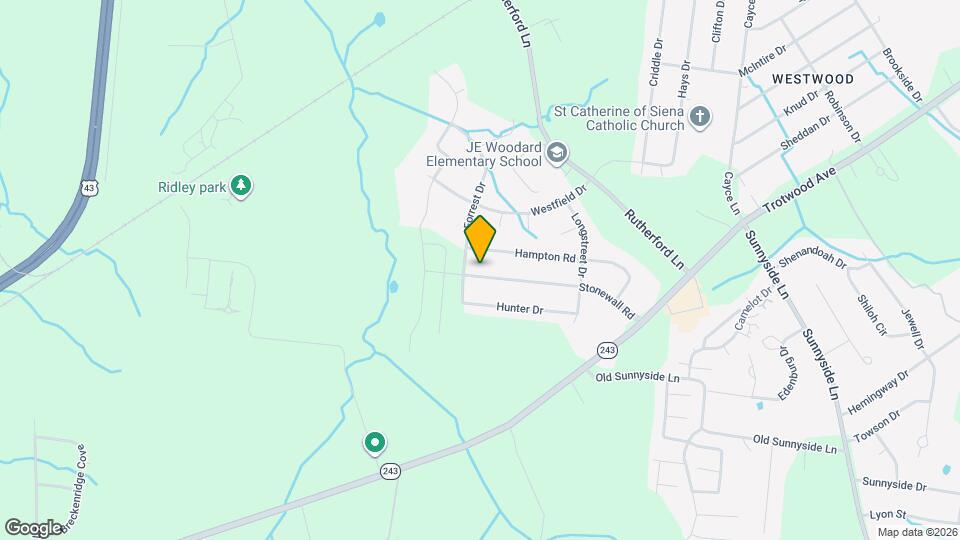 224 Stonewall Rd Map and Location Details