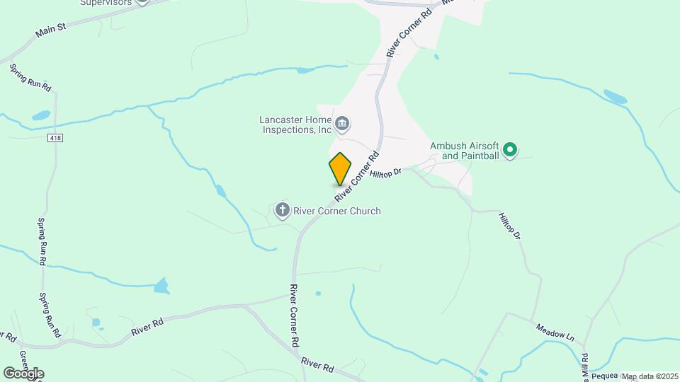 454 River Corner Rd Map and Location Details