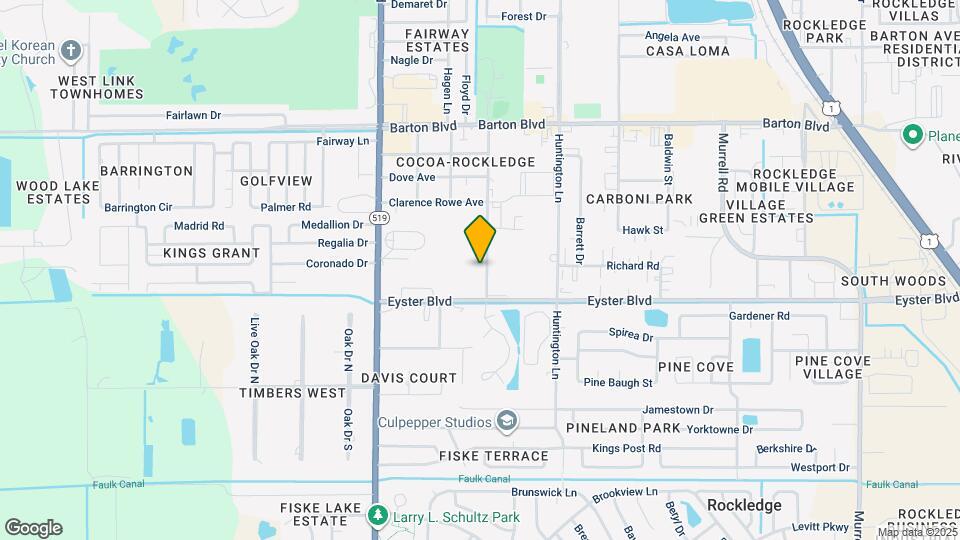 1809 Cedar St Map and Location Details