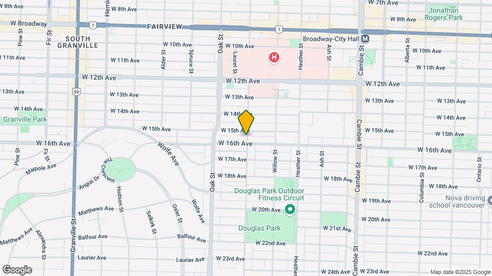 905 W 16th Ave Map and Location Details
