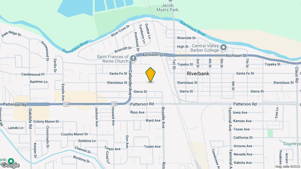 2922 Stanislaus St Map and Location Details