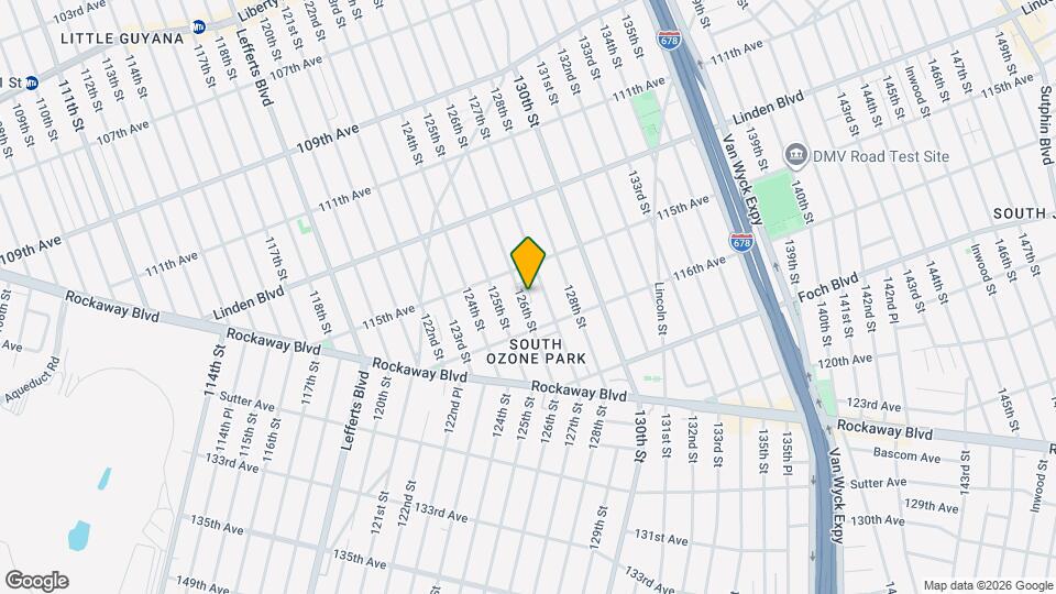 115-29 126th St Map and Location Details